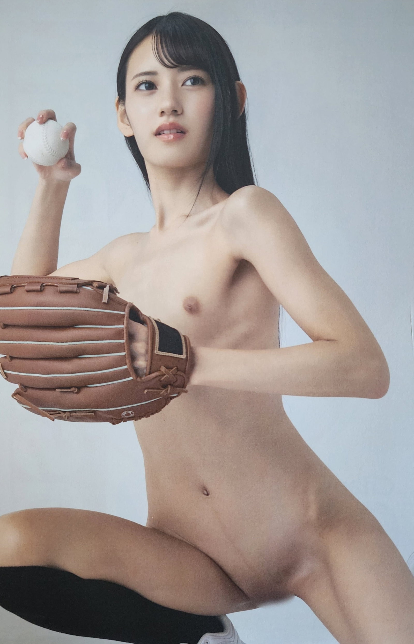 Umi Yatsugake, Absolute Sports Pose, 2022: Model: Umi Yatsugake Title/Subject: Absolute Sports Pose Type Of Print: Authentic Sheet Fed Photogravure/Heliogravure. Date Of Print: 2022 Paper: Medium weight, satin/matte finish. Print Origin: Japan