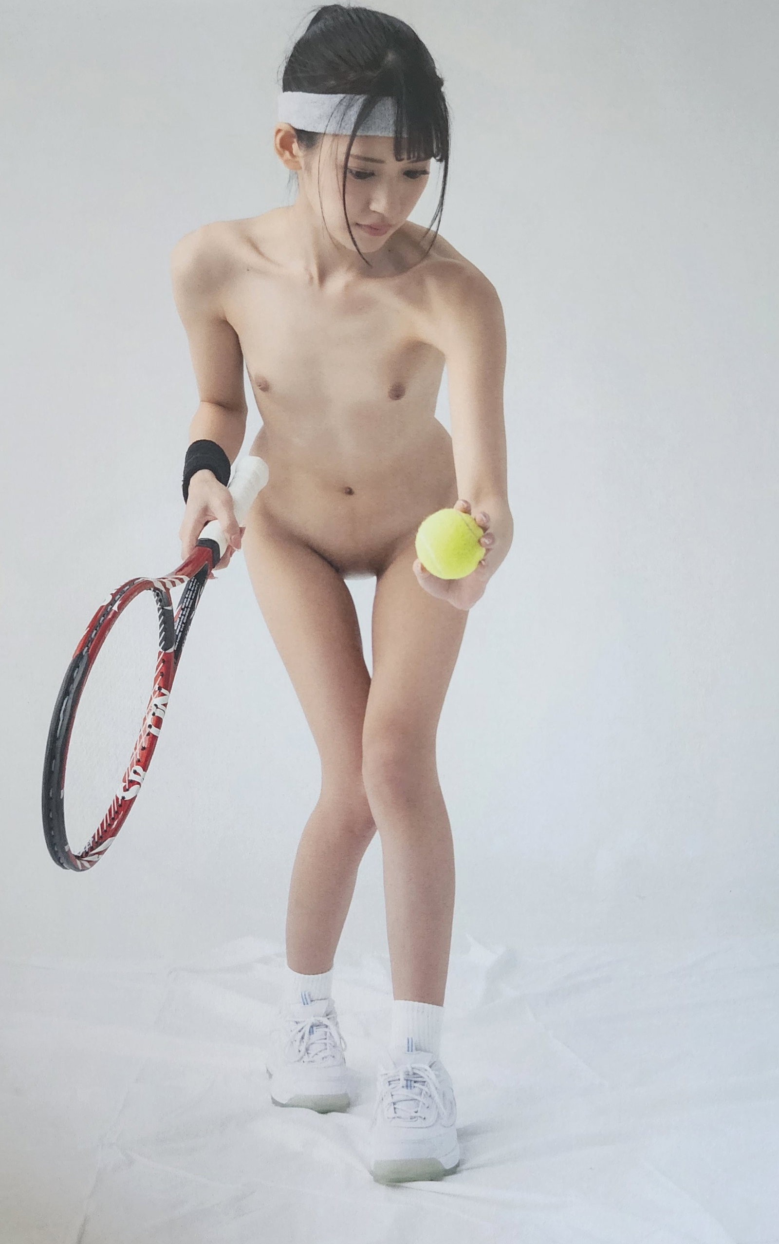 Umi Yatsugake, Absolute Sports Pose, 2022: Model: Umi Yatsugake Title/Subject: Absolute Sports Pose Type Of Print: Authentic Sheet Fed Photogravure/Heliogravure. Date Of Print: 2022 Paper: Medium weight, satin/matte finish. Print Origin: Japan