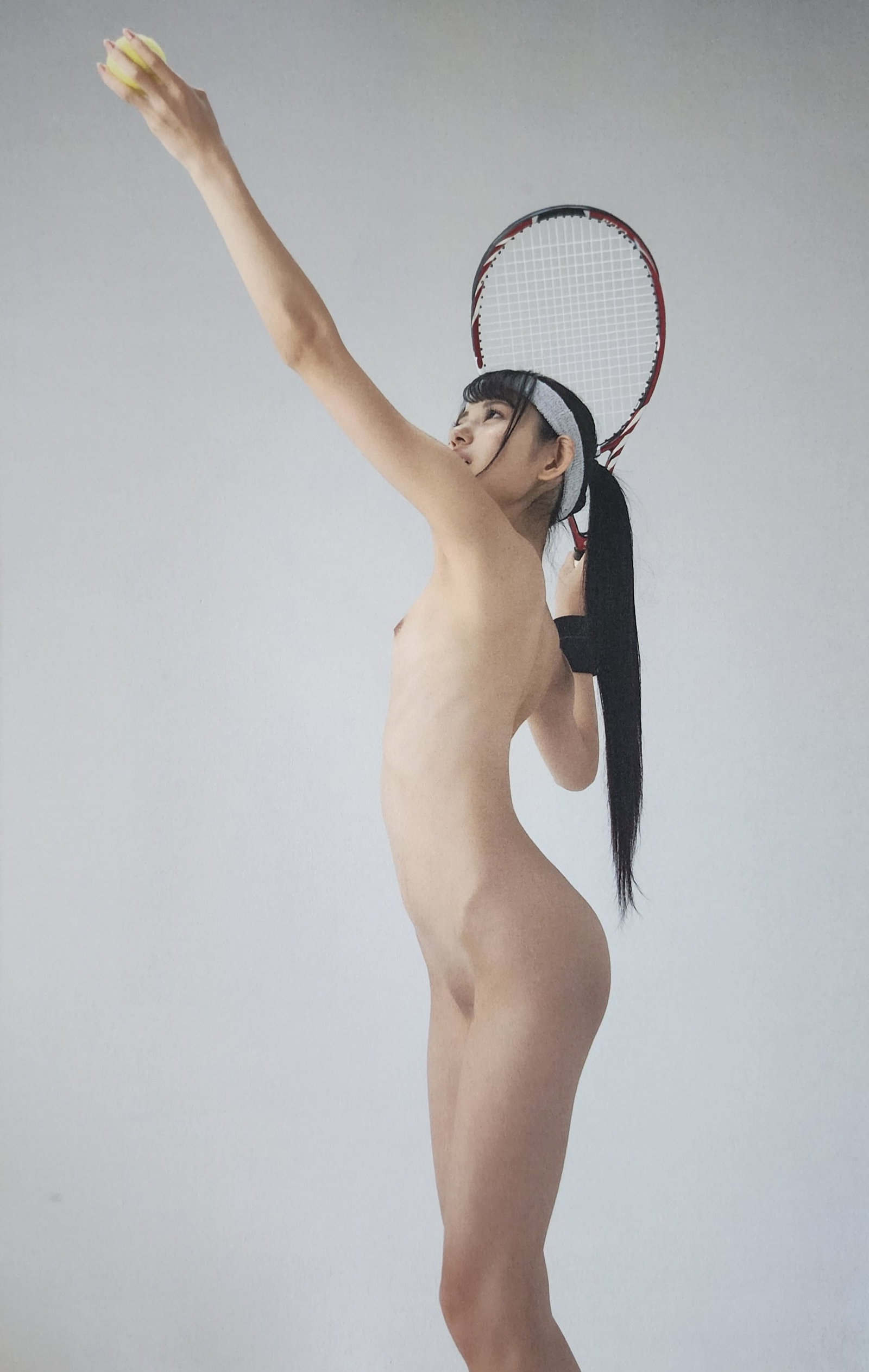 Umi Yatsugake, Absolute Sports Pose, 2022: Model: Umi Yatsugake Title/Subject: Absolute Sports Pose Type Of Print: Authentic Sheet Fed Photogravure/Heliogravure. Date Of Print: 2022 Paper: Medium weight, satin/matte finish. Print Origin: Japan