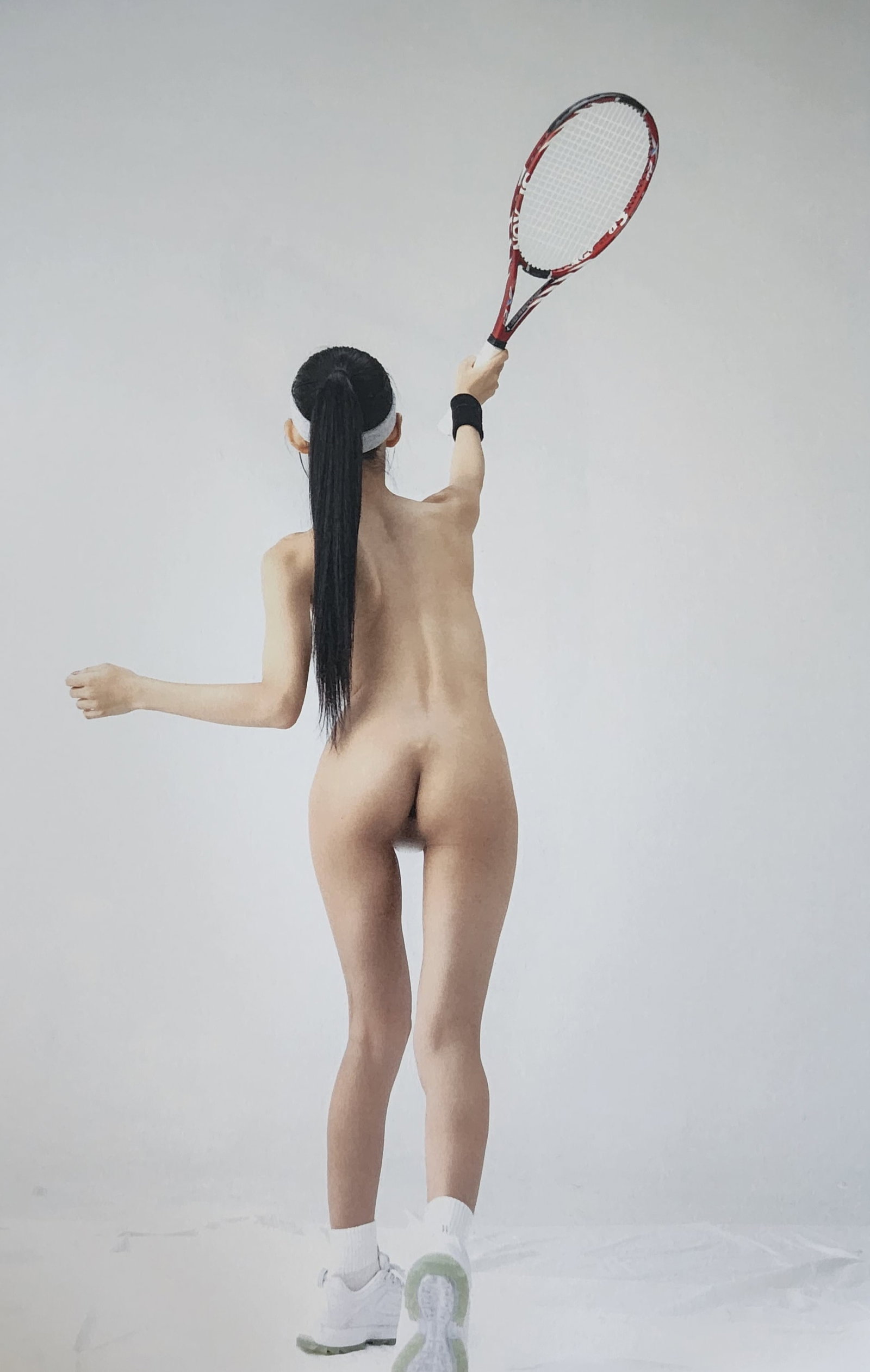 Umi Yatsugake, Absolute Sports Pose, 2022: Model: Umi Yatsugake Title/Subject: Absolute Sports Pose Type Of Print: Authentic Sheet Fed Photogravure/Heliogravure. Date Of Print: 2022 Paper: Medium weight, satin/matte finish. Print Origin: Japan