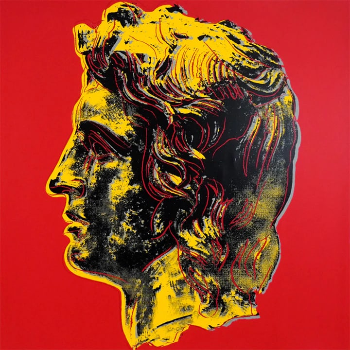 Andy Warhol, (After) Alexander the Great, FSII 292, 1982: Andy Warhol Alexander the Great, FSII 292, 1982 Silkscreen, not signed and numbered, Paper size 39.1/4 x 39.1/4 inches ( 99.6 x 99.6 cm) Images size 39.1/4 x 39.1/4 inches ( 99.6 x 99.6 cm) Condition: