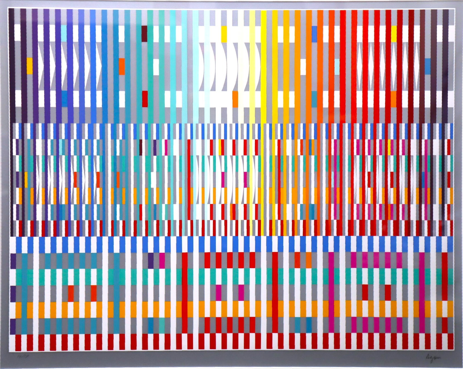 Yaacov Agam, 'The Blessing' (Light)', Signed Limited Edition Serigraph (1 of 4)