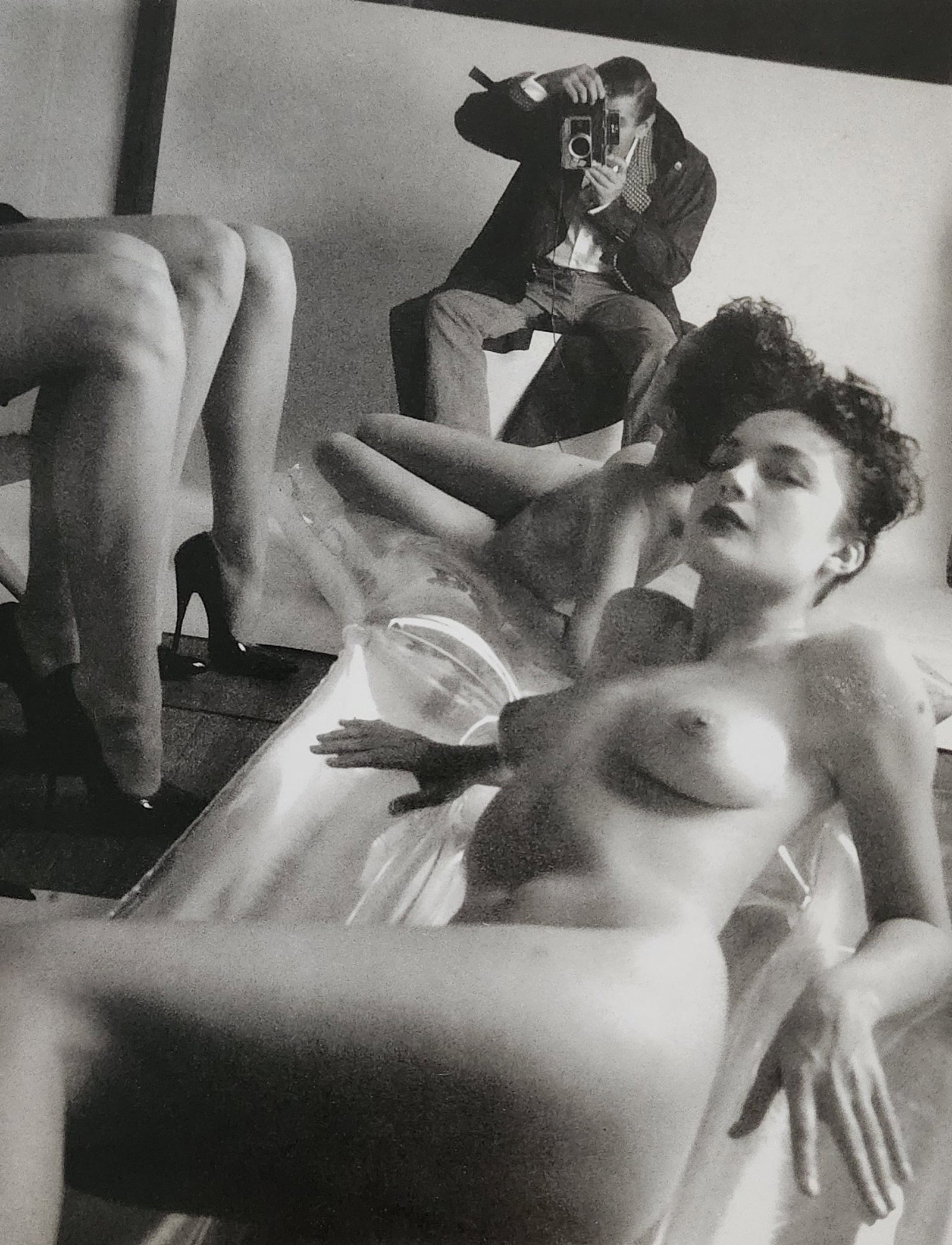 Helmut Newton 'Woman 1995': Photographer: Helmut Newton Title/Subject: Woman Date Of Negative: 1971 - 1991 Type Of Print: Authentic Sheet Fed Photogravure/Heliogravure. Date Of Print: 1995 Paper: Medium weight, satin/matte finis