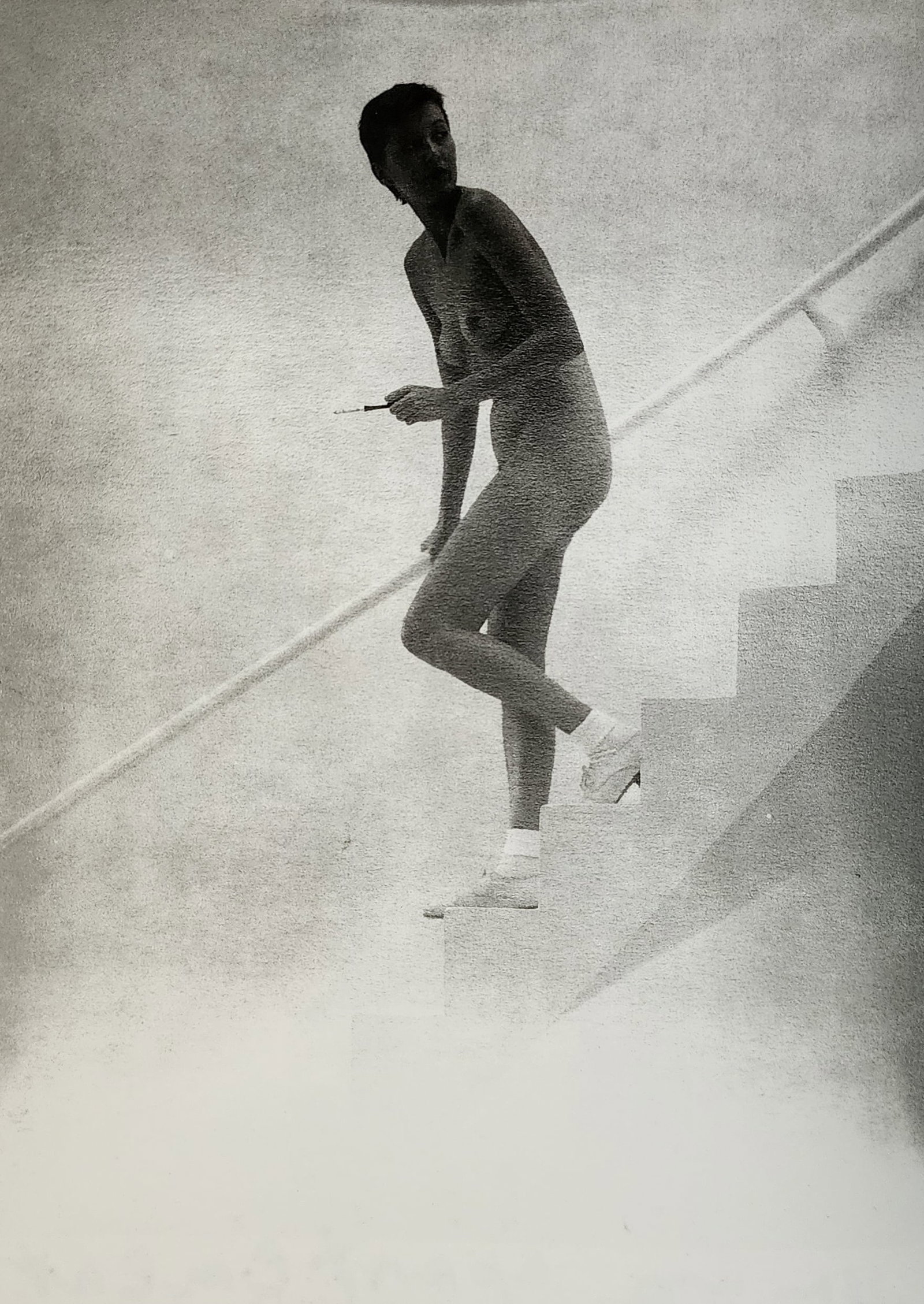 Helmut Newton 'Woman 1995': Photographer: Helmut Newton Title/Subject: Woman Date Of Negative: 1971 - 1991 Type Of Print: Authentic Sheet Fed Photogravure/Heliogravure. Date Of Print: 1995 Paper: Medium weight, satin/matte finis