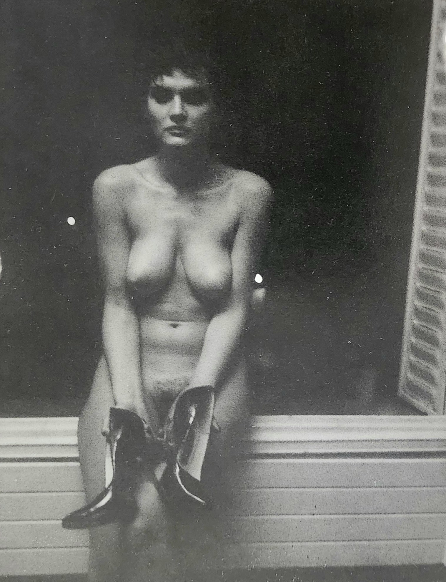 Helmut Newton 'Woman 1995': Photographer: Helmut Newton Title/Subject: Woman Date Of Negative: 1971 - 1991 Type Of Print: Authentic Sheet Fed Photogravure/Heliogravure. Date Of Print: 1995 Paper: Medium weight, satin/matte finis
