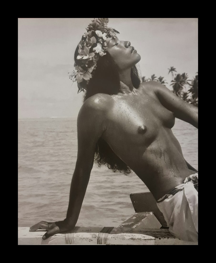 Adolphe Sylvain, Untitled, 2001: Photographer: Adolphe Sylvain - 1920-1991, was a French-Tahitian photographer, best known for his black-and-white photographs of Tahiti and Tahitian models. Subject/Title: Tahiti Date Of Negative: