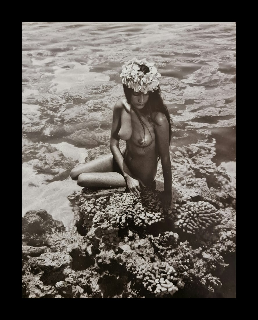 Adolphe Sylvain, Untitled, 2001: Photographer: Adolphe Sylvain - 1920-1991, was a French-Tahitian photographer, best known for his black-and-white photographs of Tahiti and Tahitian models. Subject/Title: Tahiti Date Of Negative: