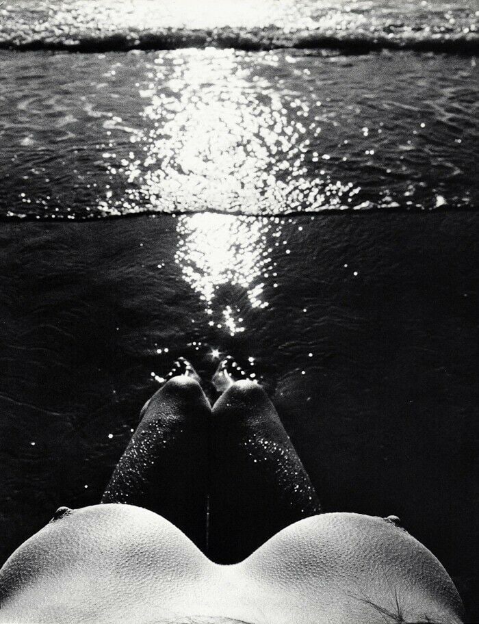 Lucien Clergue, Nee De La Vague: Photographer: Lucien Clergue (France, 1934 - 2014) - renowned French photographer with a diverse body of work, he is perhaps best known for his dynamic female nude studies in and around water which of