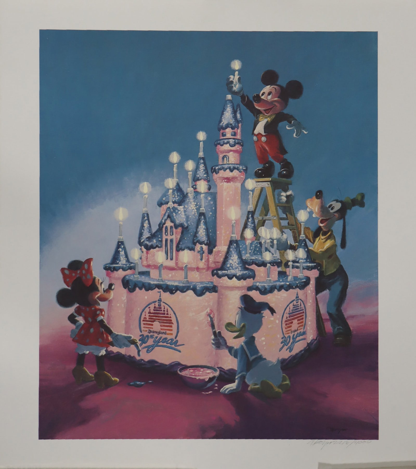 Charles Boyer, Disneyland 30th Anniversary, Signed Limited Edition Lithograph, 1985 (1 of 4)