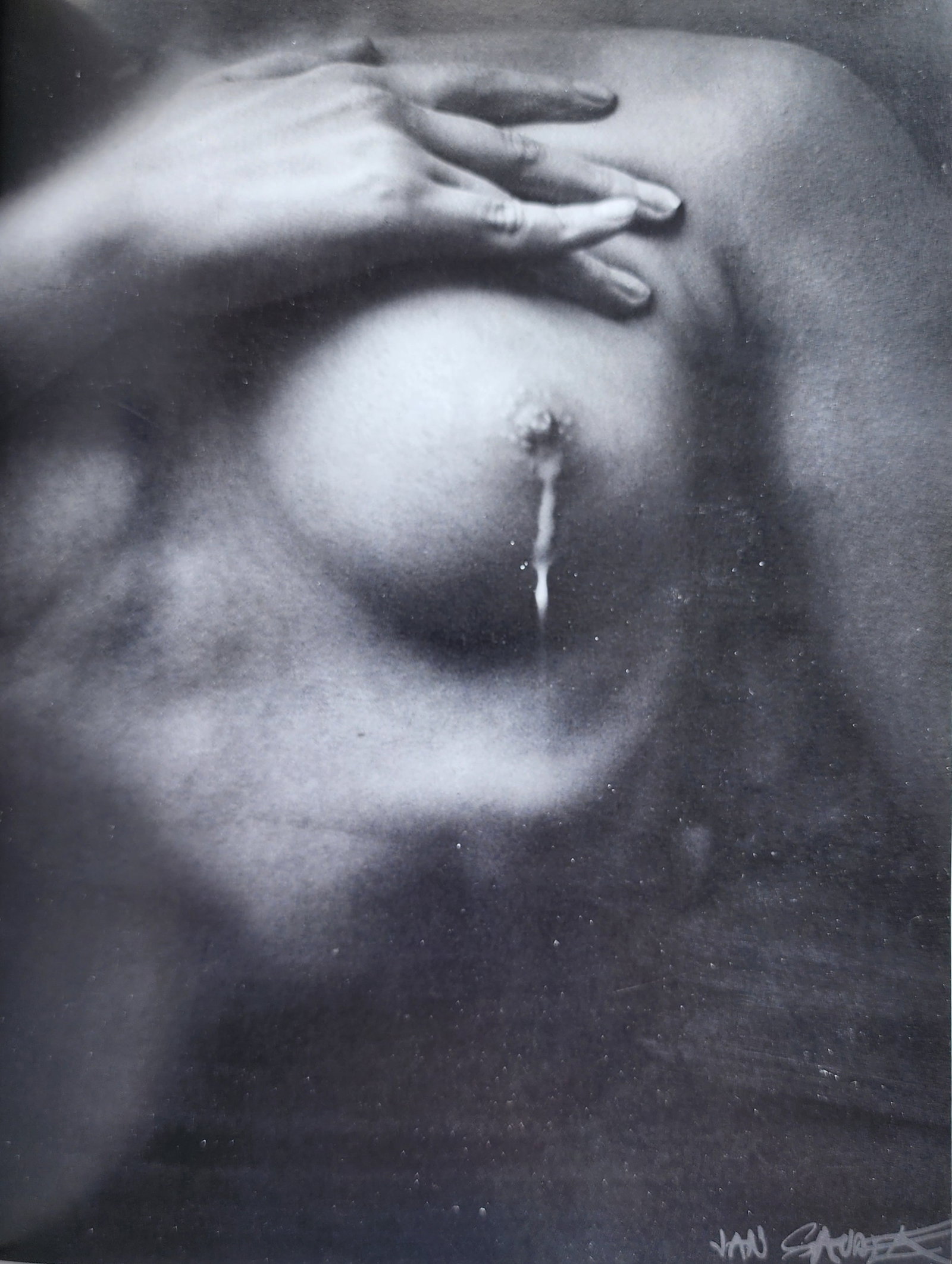Jan Saudek, Erotic nude - 1998: Photographer: Jan Saudek is an art photographer and painter. Saudek's art work represents a unique technique combining photography and painting. In his country of origin, Czechoslovakia, Saudek was co