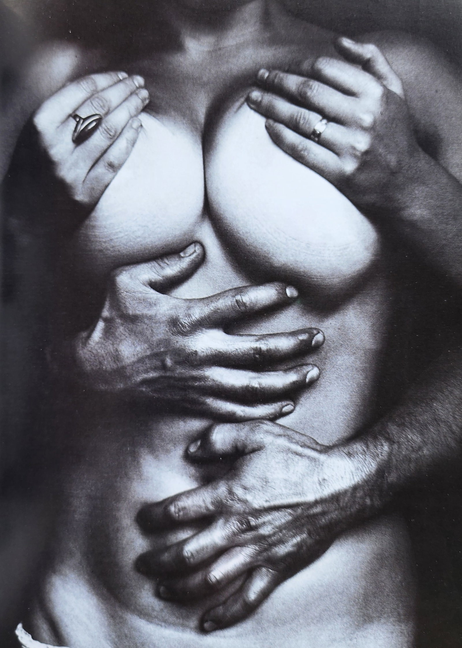 Jan Saudek, Erotic nude - 1998: Photographer: Jan Saudek is an art photographer and painter. Saudek's art work represents a unique technique combining photography and painting. In his country of origin, Czechoslovakia, Saudek was co