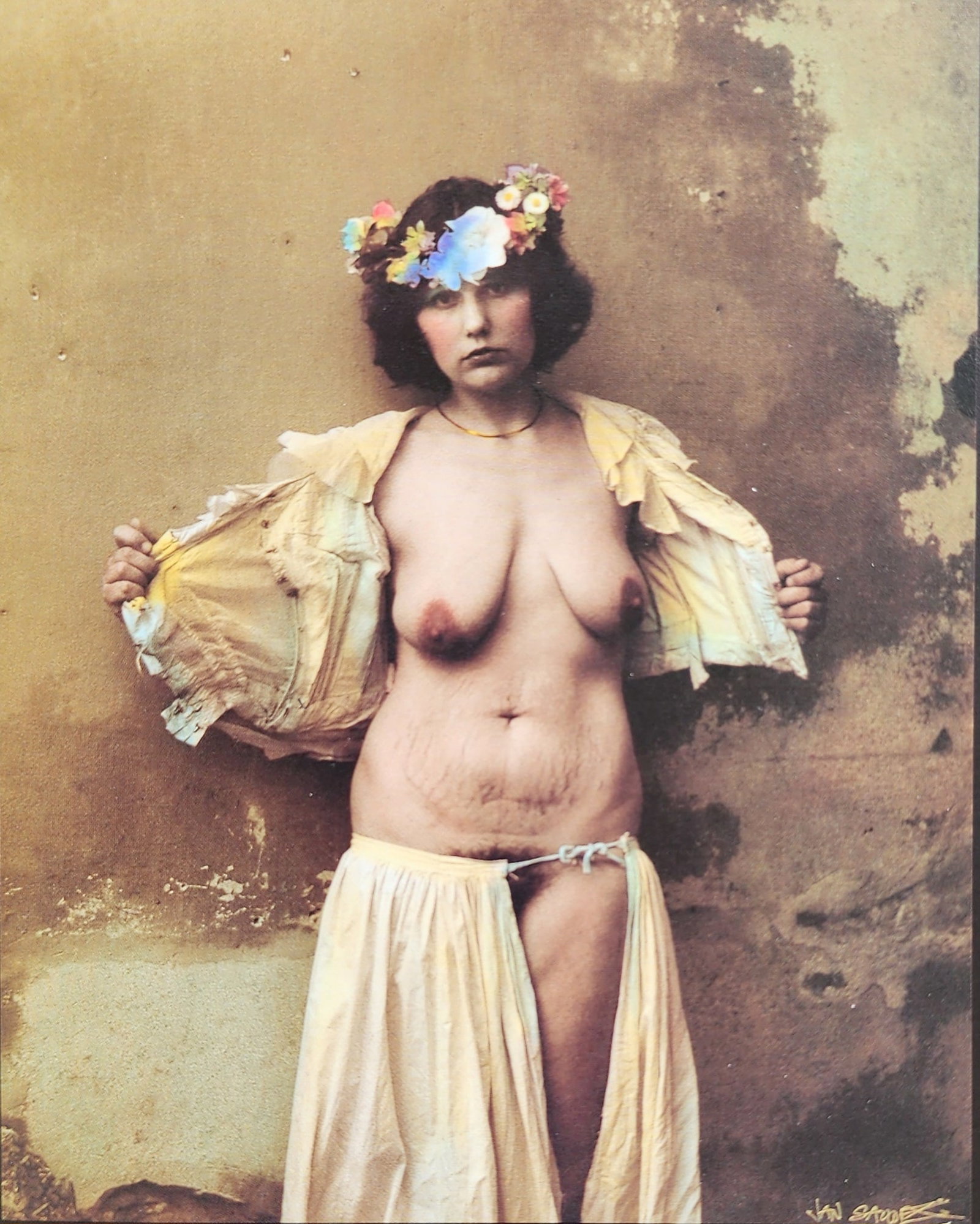 Jan Saudek, Erotic nude - 1998: Photographer: Jan Saudek is an art photographer and painter. Saudek's art work represents a unique technique combining photography and painting. In his country of origin, Czechoslovakia, Saudek was co
