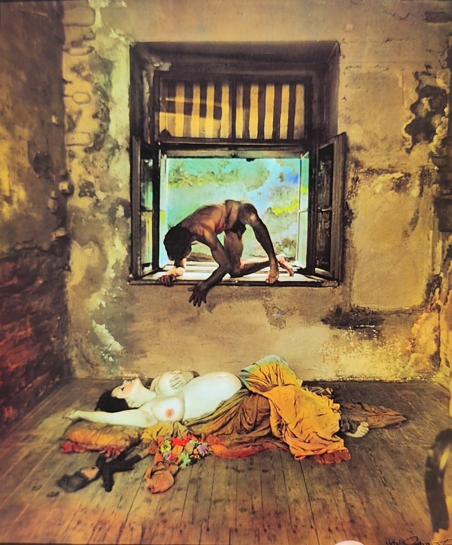 Jan Saudek, Erotic nude - 1998: Photographer: Jan Saudek is an art photographer and painter. Saudek's art work represents a unique technique combining photography and painting. In his country of origin, Czechoslovakia, Saudek was co