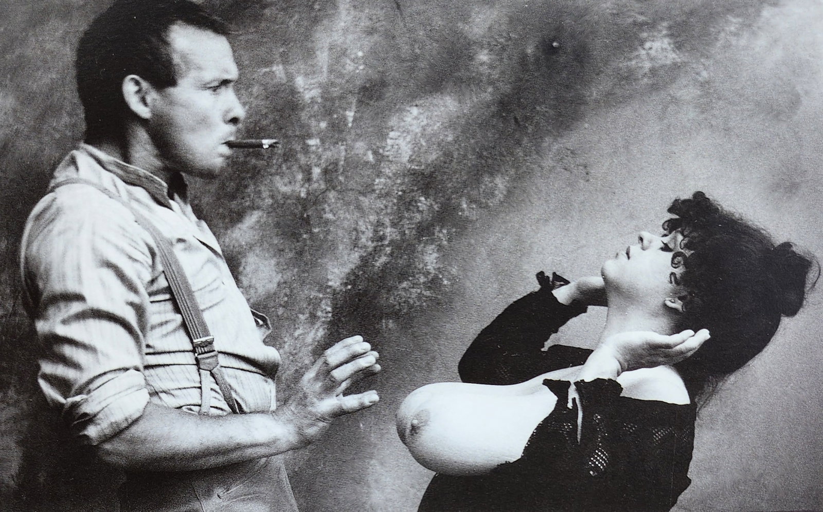 Jan Saudek, Erotic nude - 1998: Photographer: Jan Saudek is an art photographer and painter. Saudek's art work represents a unique technique combining photography and painting. In his country of origin, Czechoslovakia, Saudek was co