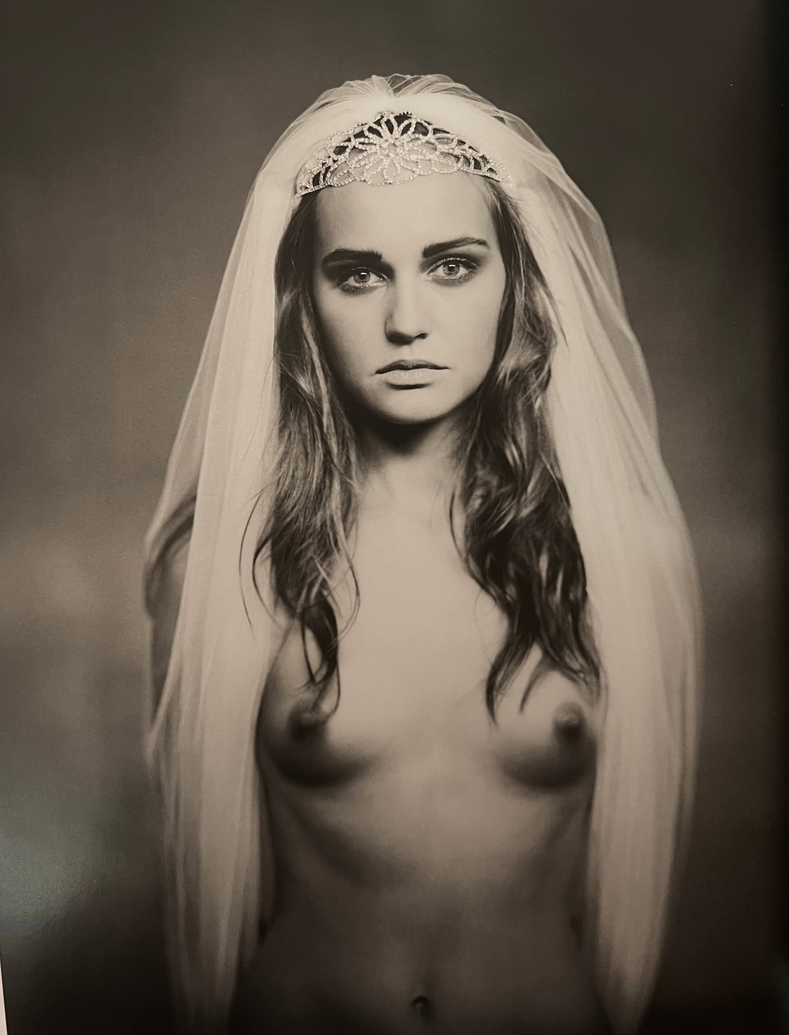 Marc Lagrange - The Virgin Bride, 2013: Photographer: Marc Lagrange was a Belgian photographer known for his nude portraits of female figures. Lagrange created dream-like and fantastical narrative pictures populated by beautiful nudes that 