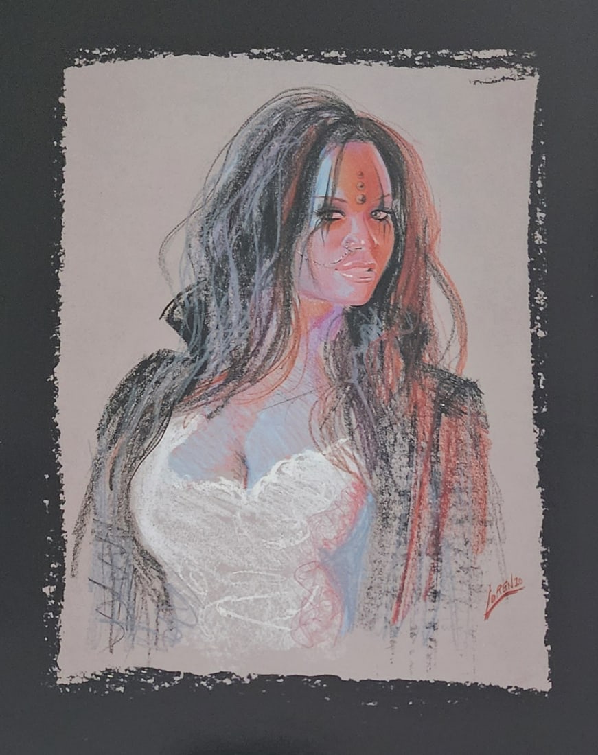 Lorenzo Sperlonga, Erotic Fantasy - 2008: Artist: Lorenzo Sperlonga Title: Erotic Fantasy Medium: Offset Lithograph Year: 2008, Printed in Hong Kong Size: 12 x 8.5 inces Mount Board Size Approx.: 20 X 16 inchesPrint Border: No - full bleed pr