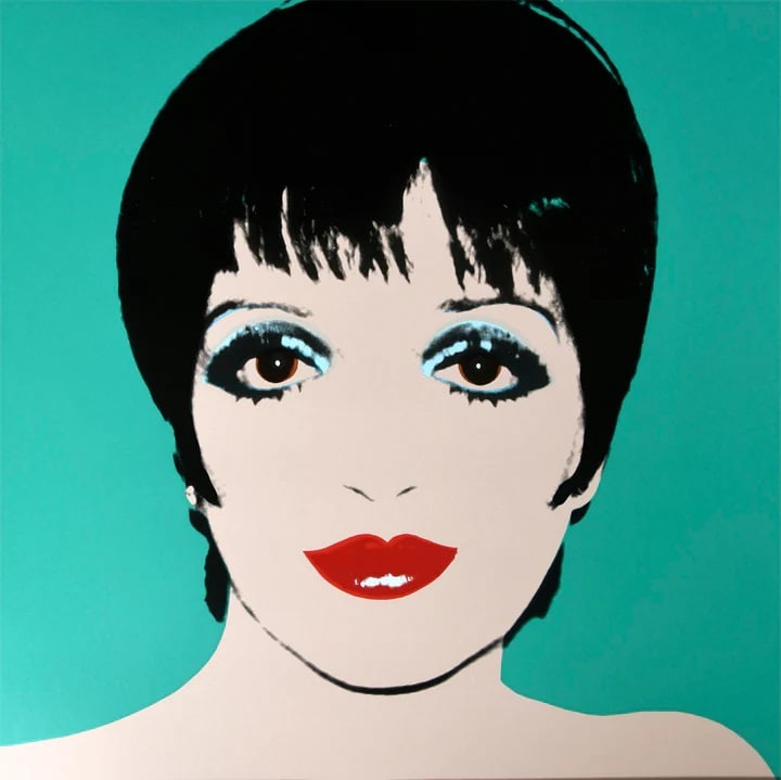 Andy Warhol, (After) Liza Minnelli, 1976, green Silkscreen,: Warhol, Andy (After) Liza Minnelli, 1976, green Silkscreen, on Lenox Museum Board, not signed and numbered, Images size 36 x 36 inches (91.5 x 91.5 cm) very good condition Provenance: Private Collecti