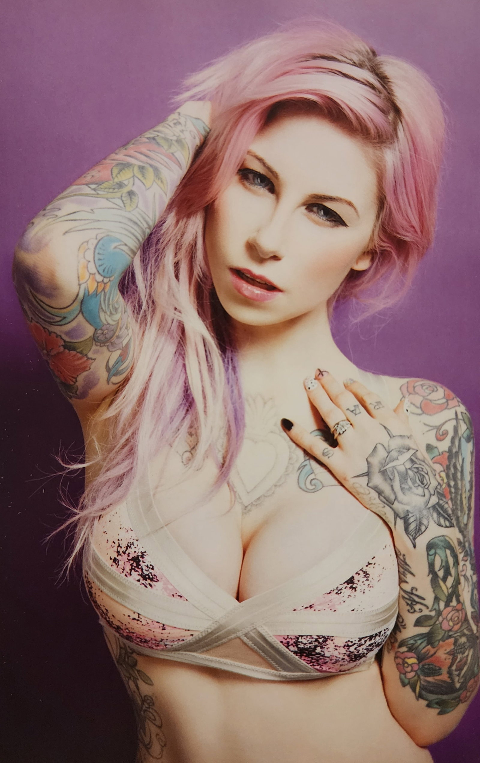 Christian Saint, Tattoo Top Model, 2015: Artist/Photographer: Christian Saint Title/Subject: Tattoo Top Model Type Of Print: Authentic Sheet Fed Photogravure/Heliogravure. Date Of Print: 2015 Paper: Medium weight, satin/matte finish. Print O