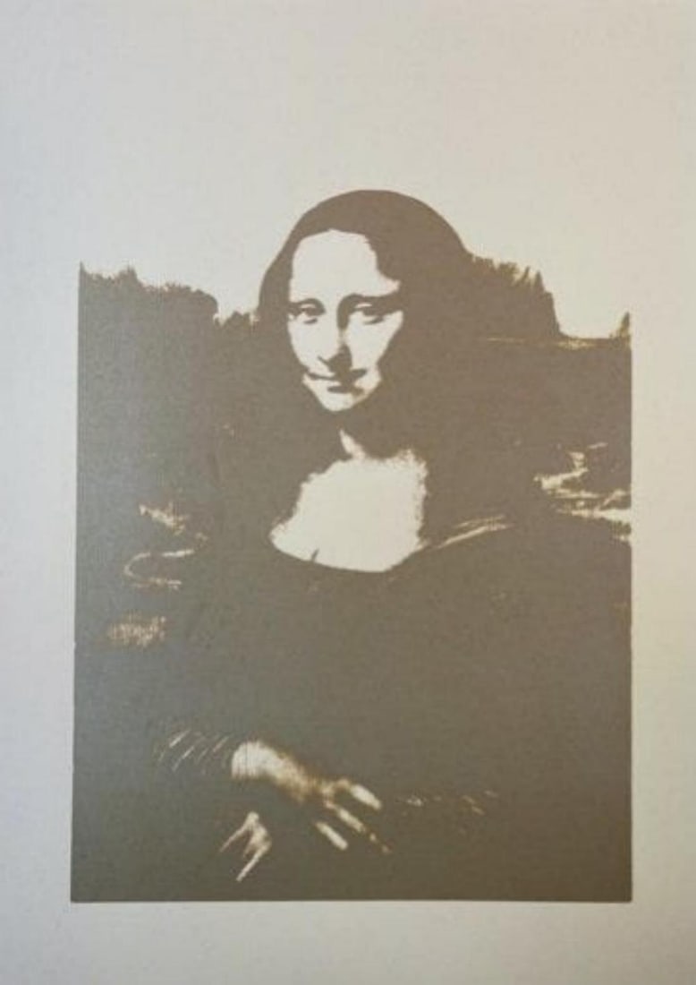 Andy Warhol, Da Vinci Mona Lisa Sunday B Morning: Original Limited Edition Silkscreen on Premium Vellum Edition Size: 2500 Paper Size: 25 x 35 Unsigned. Published by Sunday B. Morning. Excellent Condition; never framed or matted. Publishers included.
