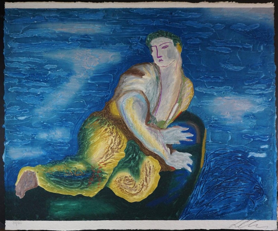 Sandro Chia, 'Untitled #4', Signed Limited Edition Etching, 1990 - 2