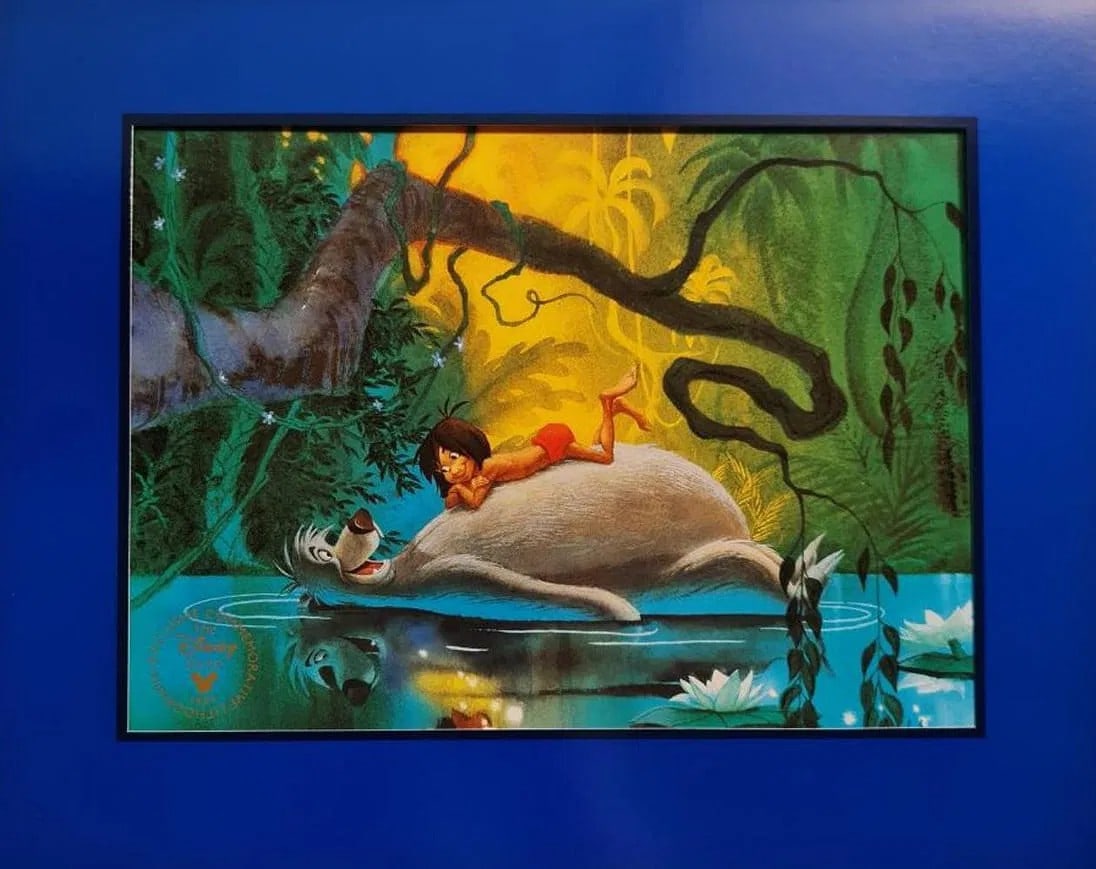 Disney's, The Jungle Book 30Th Anniversary, Commemorative Lithograph: Subject: The Jungle Book 30th Anniversary Type: Lithograph Year: 1997 Size: 14" x 11" Country of Origin: USA Condition: Excellent