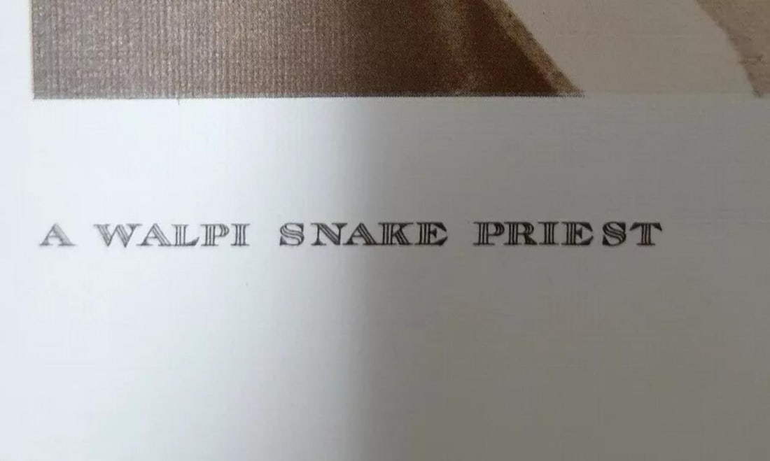 Edward Curtis, Walpi Snake, Print - 2