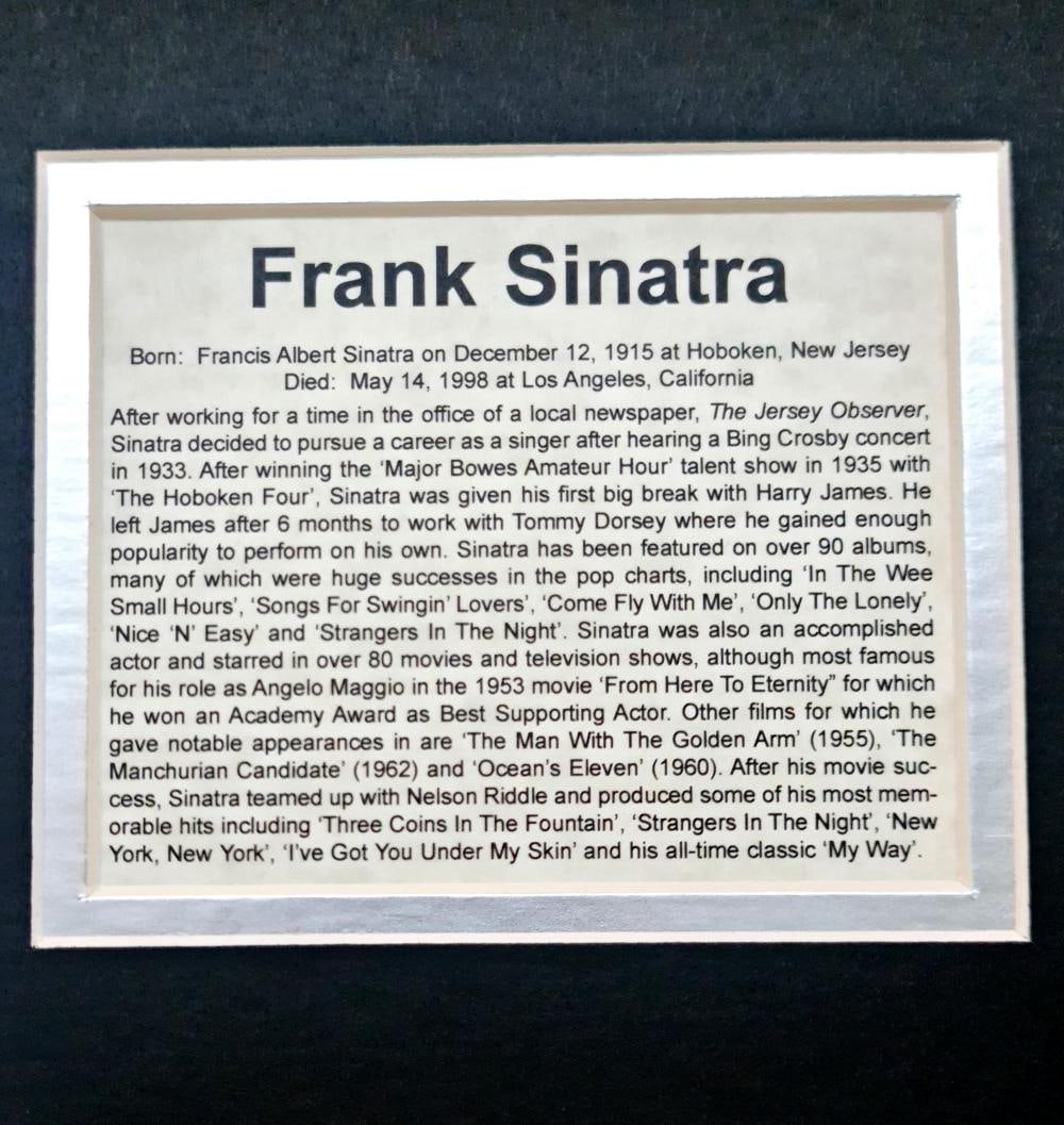 Frank Sinatra, Matted Photo Collage - 4