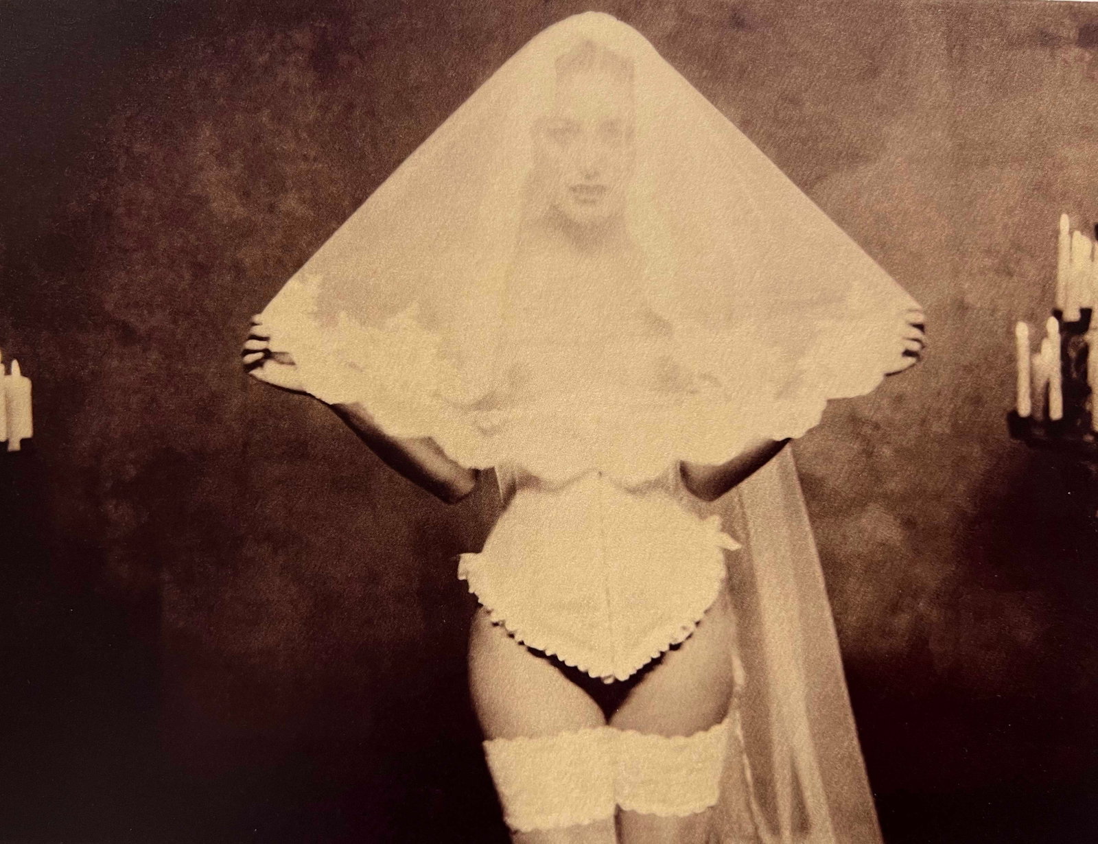 Marc Lagrange, The Bride, 2010: Photographer: Marc Lagrange was a Belgian photographer known for his nude portraits of female figures. Lagrange created dream-like and fantastical narrative pictures populated by beautiful nudes that 