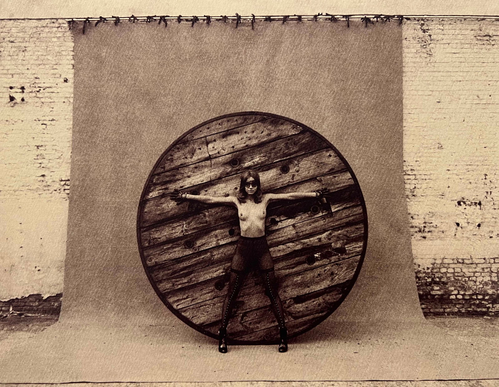 Marc Lagrange, Wheel Of Lana, 2013: Photographer: Marc Lagrange was a Belgian photographer known for his nude portraits of female figures. Lagrange created dream-like and fantastical narrative pictures populated by beautiful nudes that 