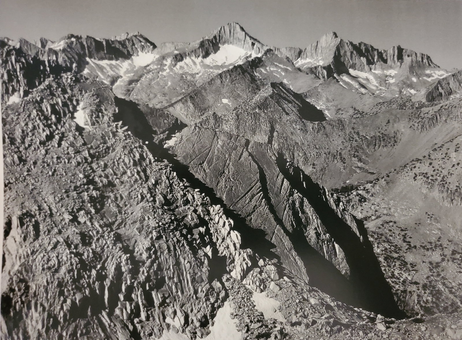 Ansel Adams, Mount Brewer Group from Glen Pass, Sierra Nevada, California, 1935 (1 of 1)