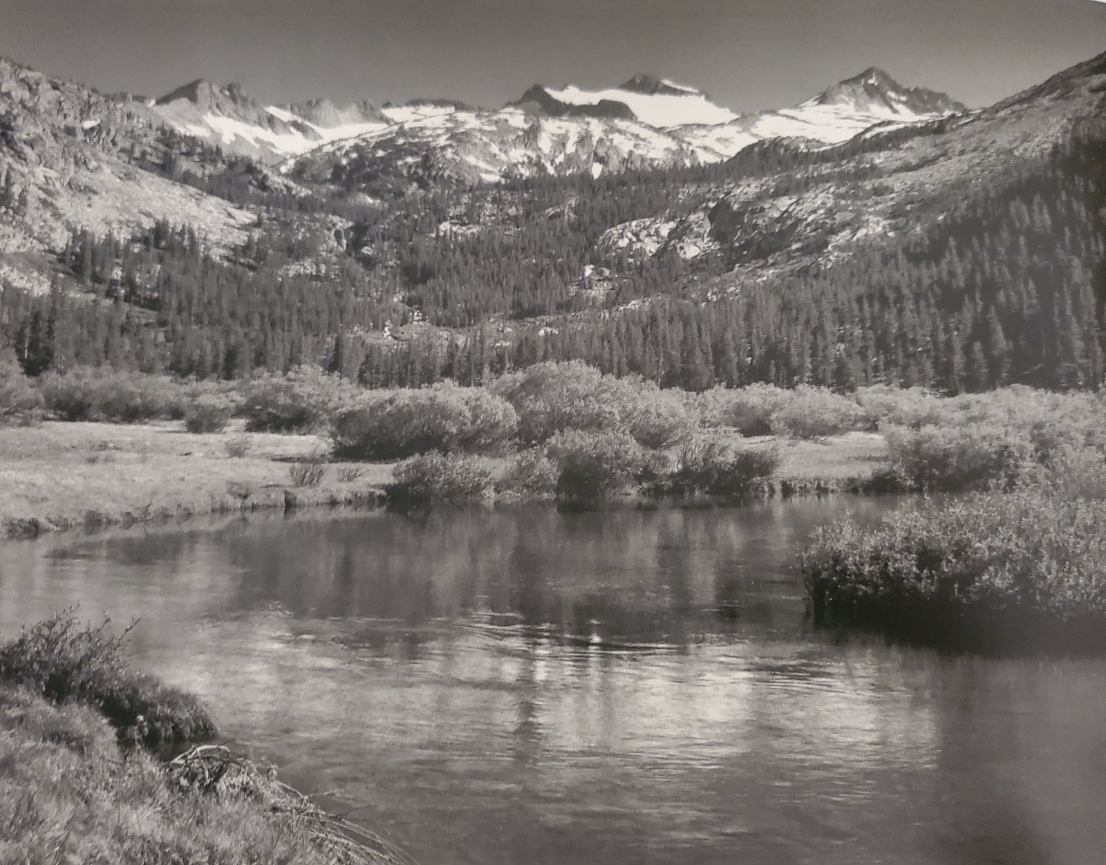 Ansel Adams, Mount Lyell and Mount Maclure, Tuolumne River, Yosemite National Park (1 of 1)