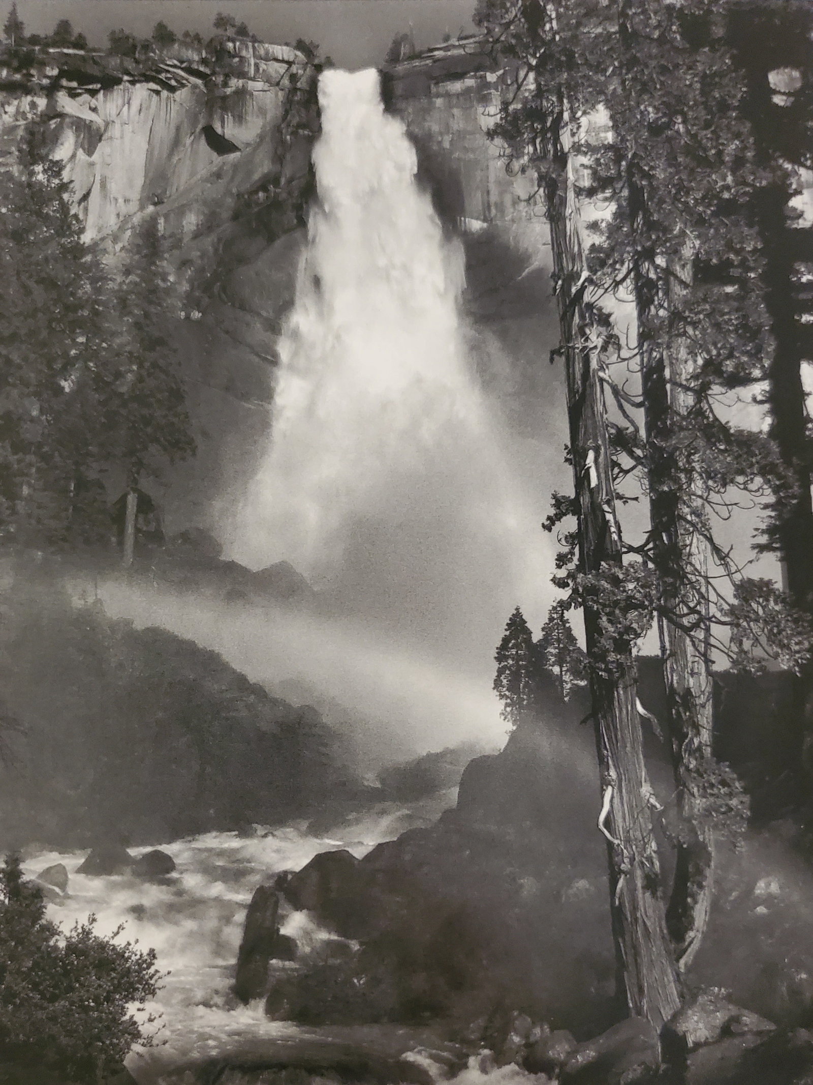 Ansel Adams, Nevada Fall, Rainbow, Yosemite National Park, California, C. 1947 (1 of 1)