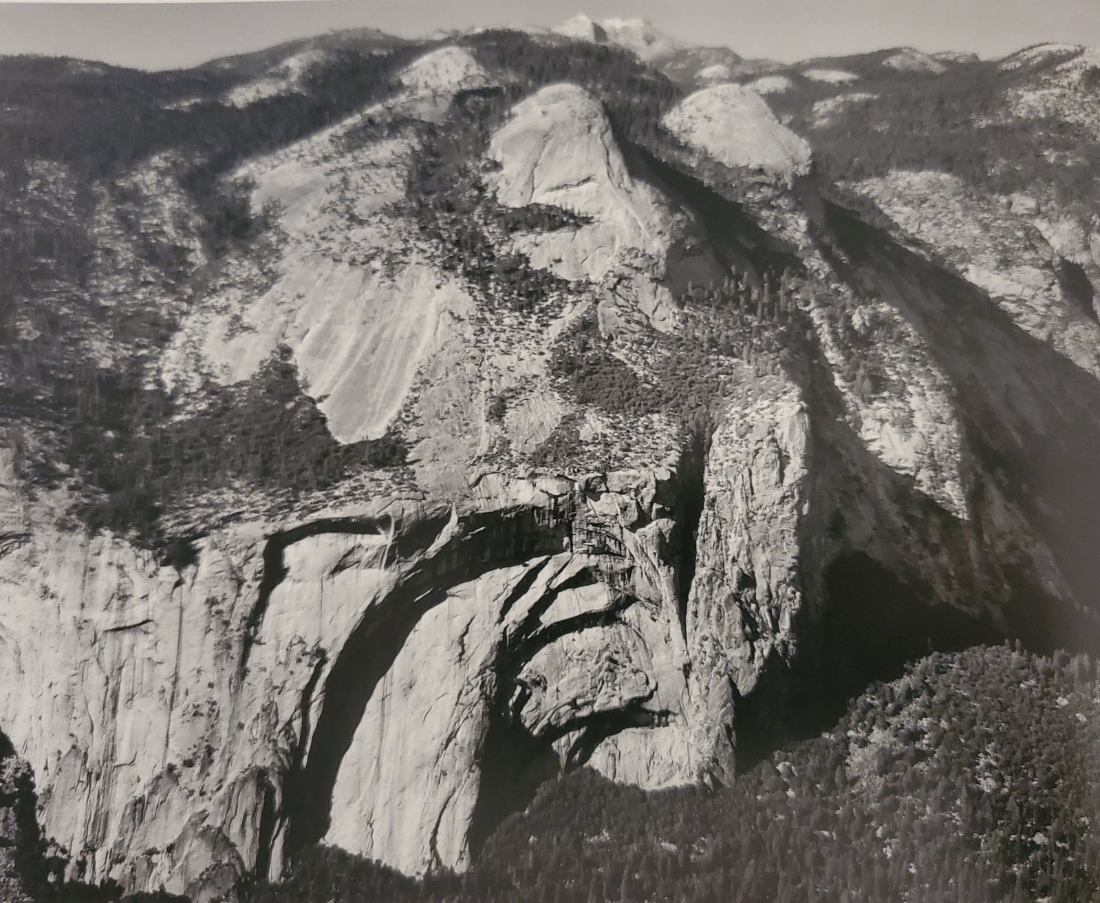 Ansel Adams, North Dome From Glacier Point, Yosemite National Park, California, C. 1937: Photographer: Ansel Adams (American, 1902 - 1984) - Internationally renowned American photographer. One of the most influential artists in photographic history. Title: "North Dome From Glacier Point, 