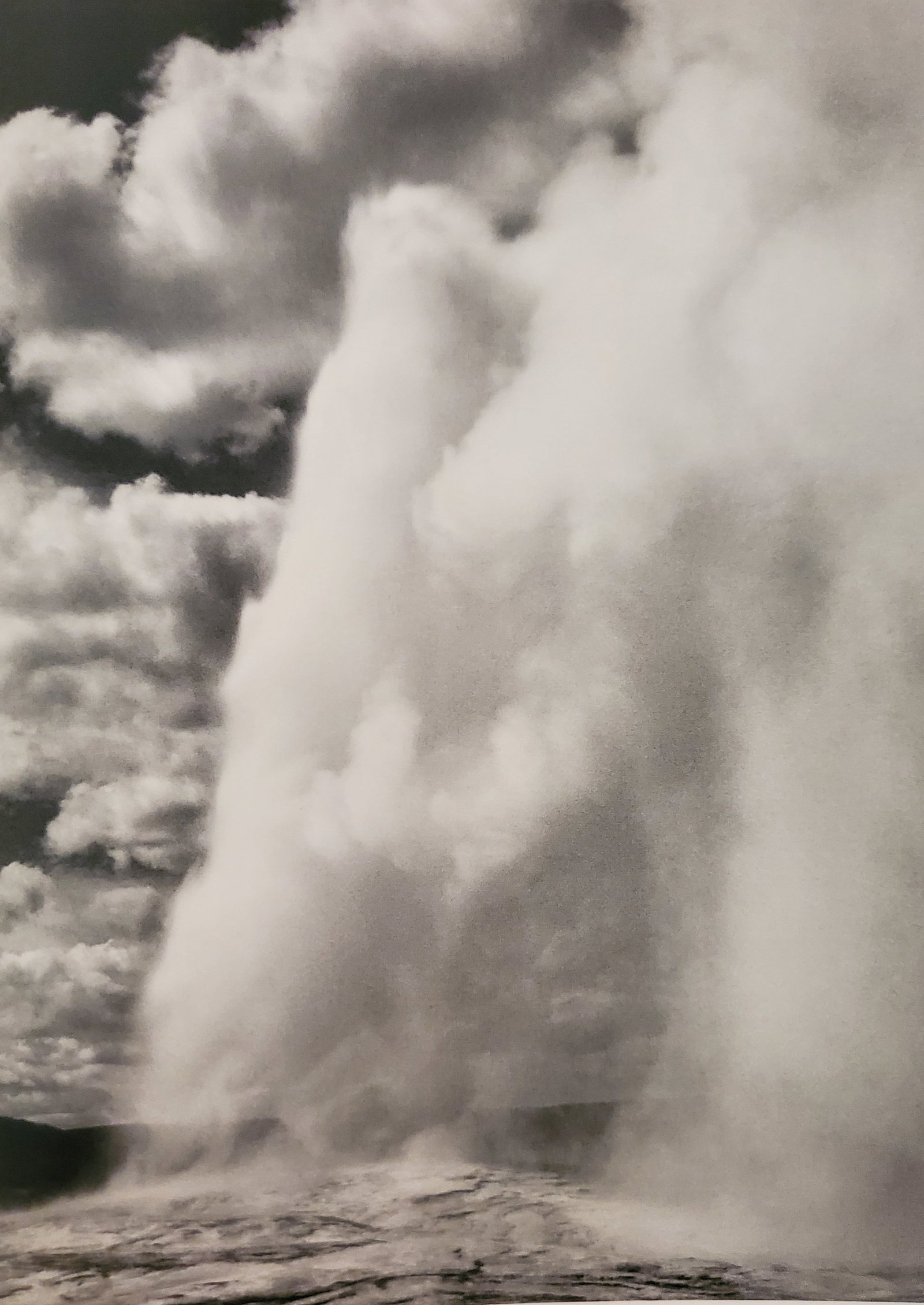 Ansel Adams, Old Faithful Geyser, Yellowstone National Park, Wyoming, 1941-1942 (1 of 1)