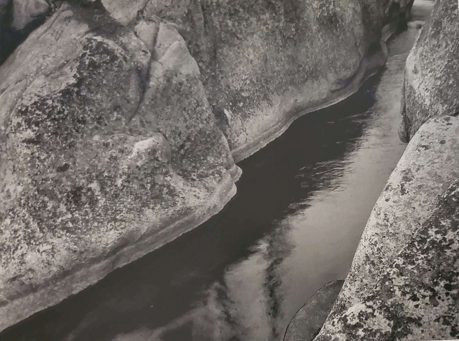 Ansel Adams, Rock and Water, Near Spiller Creek, Yosemite National Park, California, C. 1934 (1 of 1)
