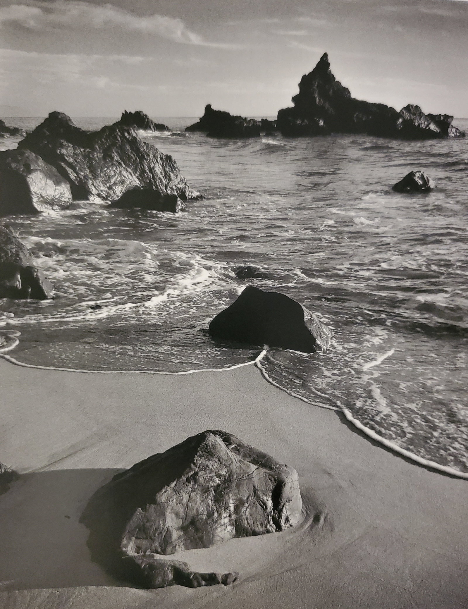Ansel Adams, Surf and Rock, Monterey County Coast, California, 1951 (1 of 1)