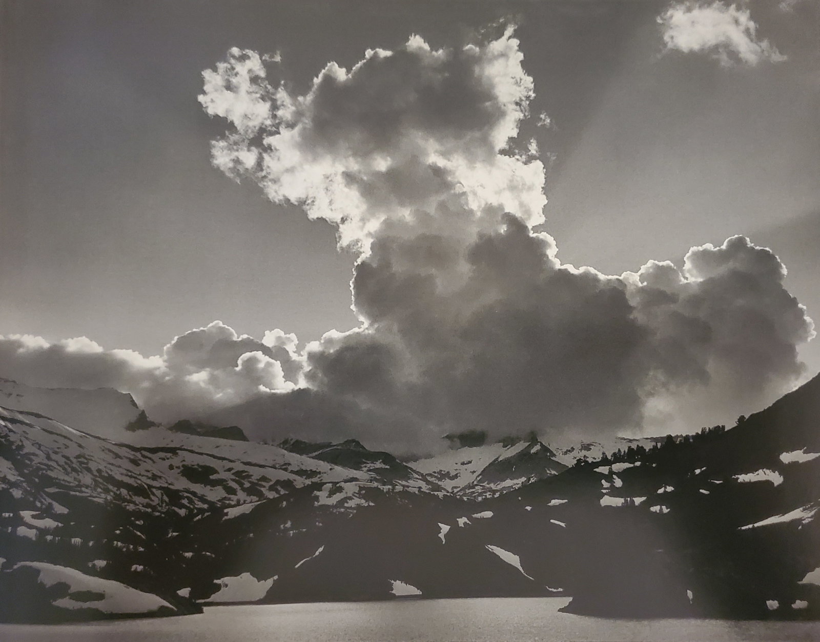 Ansel Adams, Thundercloud, Ellery Lake, High Sierra, California, 1934 (1 of 1)