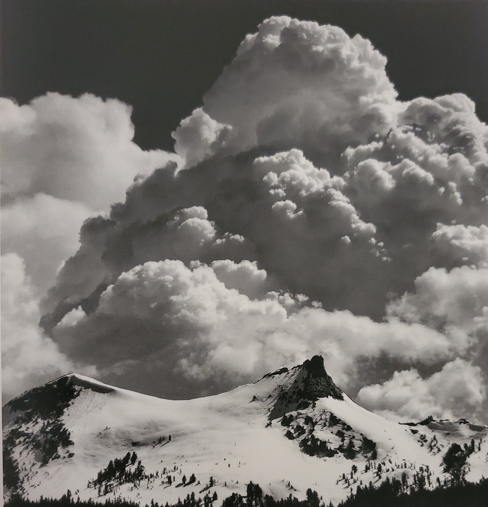 Ansel Adams, Thundercloud, Unicorn Peak, Yosemite National Park, California, 1967 (1 of 1)