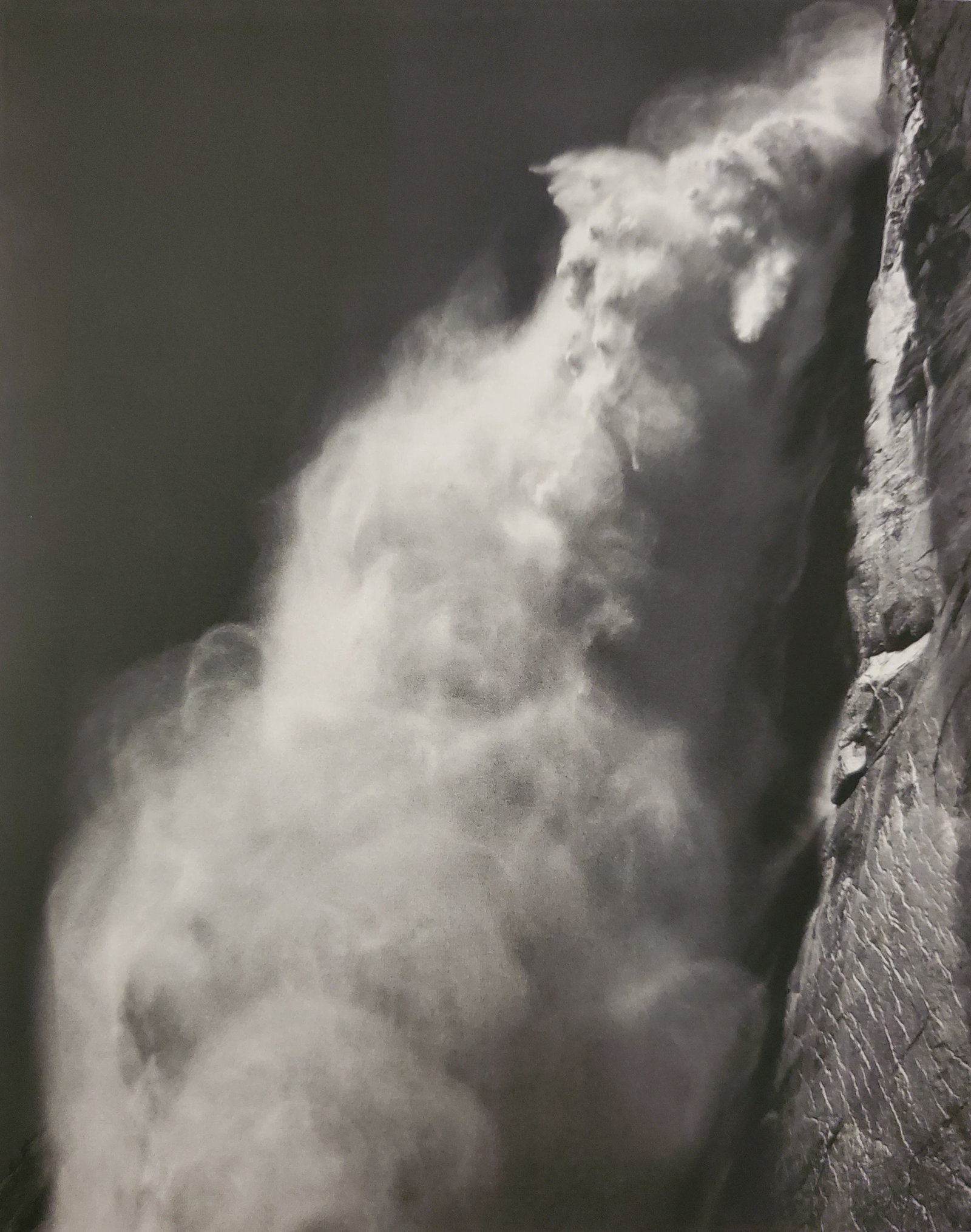 Ansel Adams, Upper Yosemite Fall From Fern Ledge, Yosemite National Park, California, C. 1946 (1 of 1)
