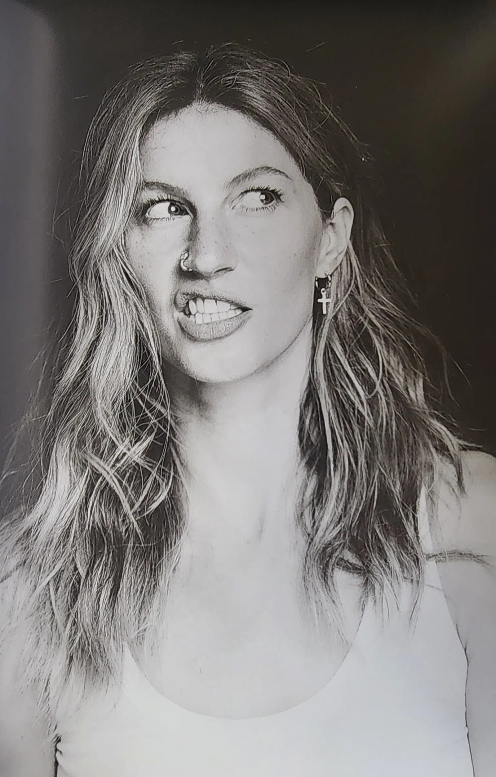 Gisele Bundchen, 2023: Title/Subject: Gisele Bundchen Type Of Print: Authentic Sheet Fed Photogravure/Offset print Date Of Print: 2023 Paper: Medium weight, satin/matte finish Approximate Image Size: 13 x 9 inches Matted Si