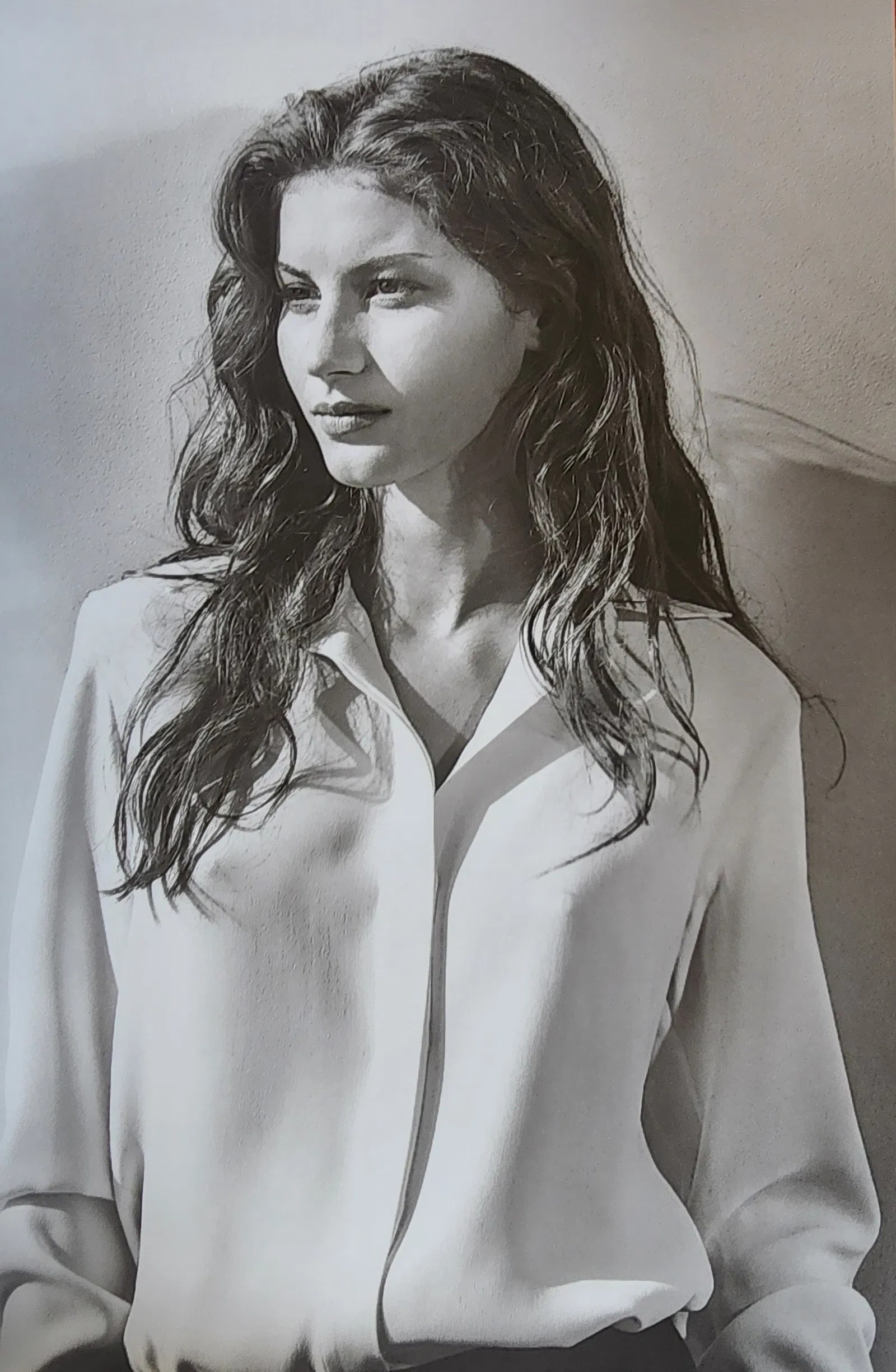 Gisele Bundchen, 2023: Title/Subject: Gisele Bundchen Type Of Print: Authentic Sheet Fed Photogravure/Offset print Date Of Print: 2023 Paper: Medium weight, satin/matte finish Approximate Image Size: 13 x 9 inches Matted Si