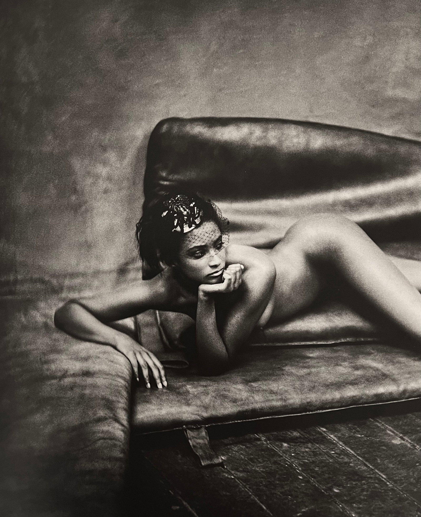 Marc Lagrange, Leather And Lace, 2000's: Photographer: Marc Lagrange was a Belgian photographer known for his nude portraits of female figures. Lagrange created dream-like and fantastical narrative pictures populated by beautiful nudes that 