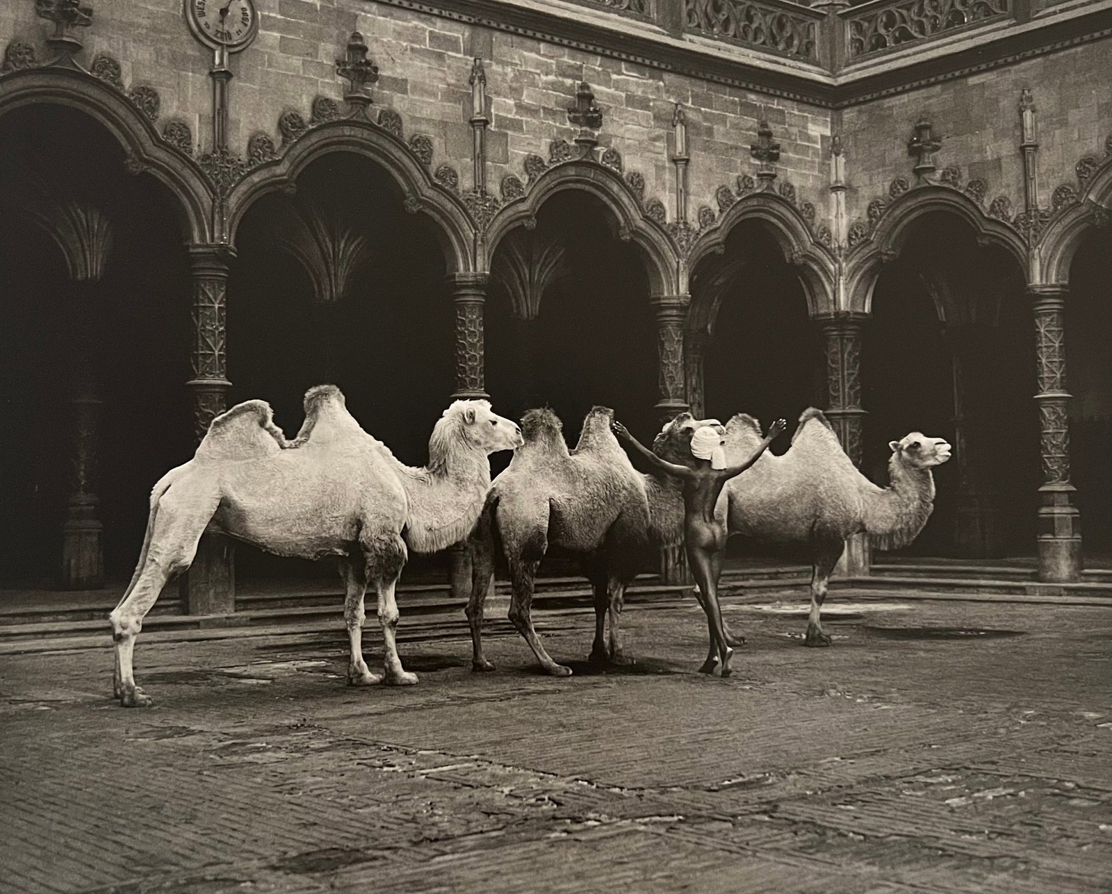 Marc Lagrange, The Herder, 2000's: Photographer: Marc Lagrange was a Belgian photographer known for his nude portraits of female figures. Lagrange created dream-like and fantastical narrative pictures populated by beautiful nudes that 
