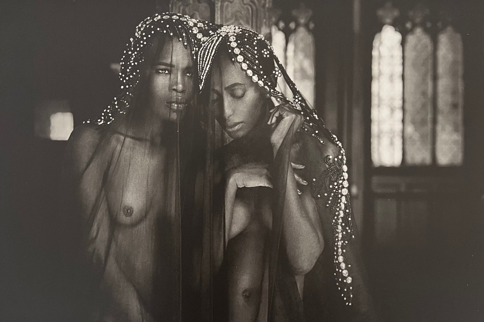 Marc Lagrange, Trompe L'oeil, 2000's: Photographer: Marc Lagrange was a Belgian photographer known for his nude portraits of female figures. Lagrange created dream-like and fantastical narrative pictures populated by beautiful nudes that 