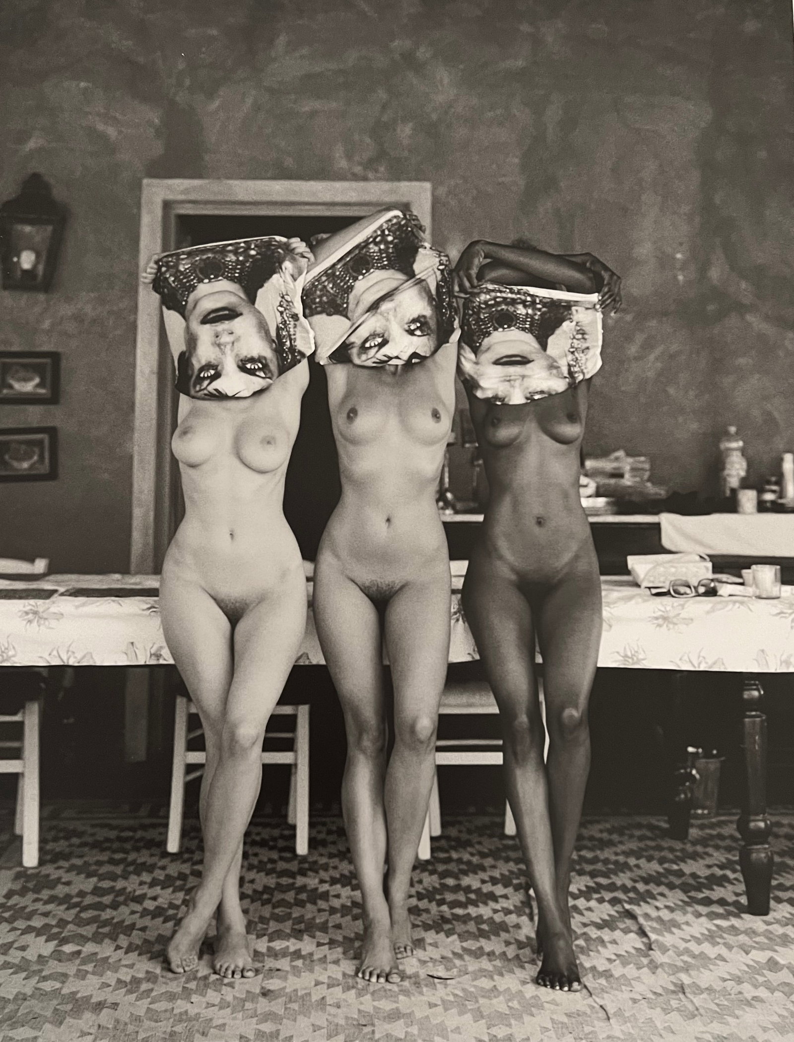 Marc Lagrange, Upside Down, 2000's: Photographer: Marc Lagrange was a Belgian photographer known for his nude portraits of female figures. Lagrange created dream-like and fantastical narrative pictures populated by beautiful nudes that 