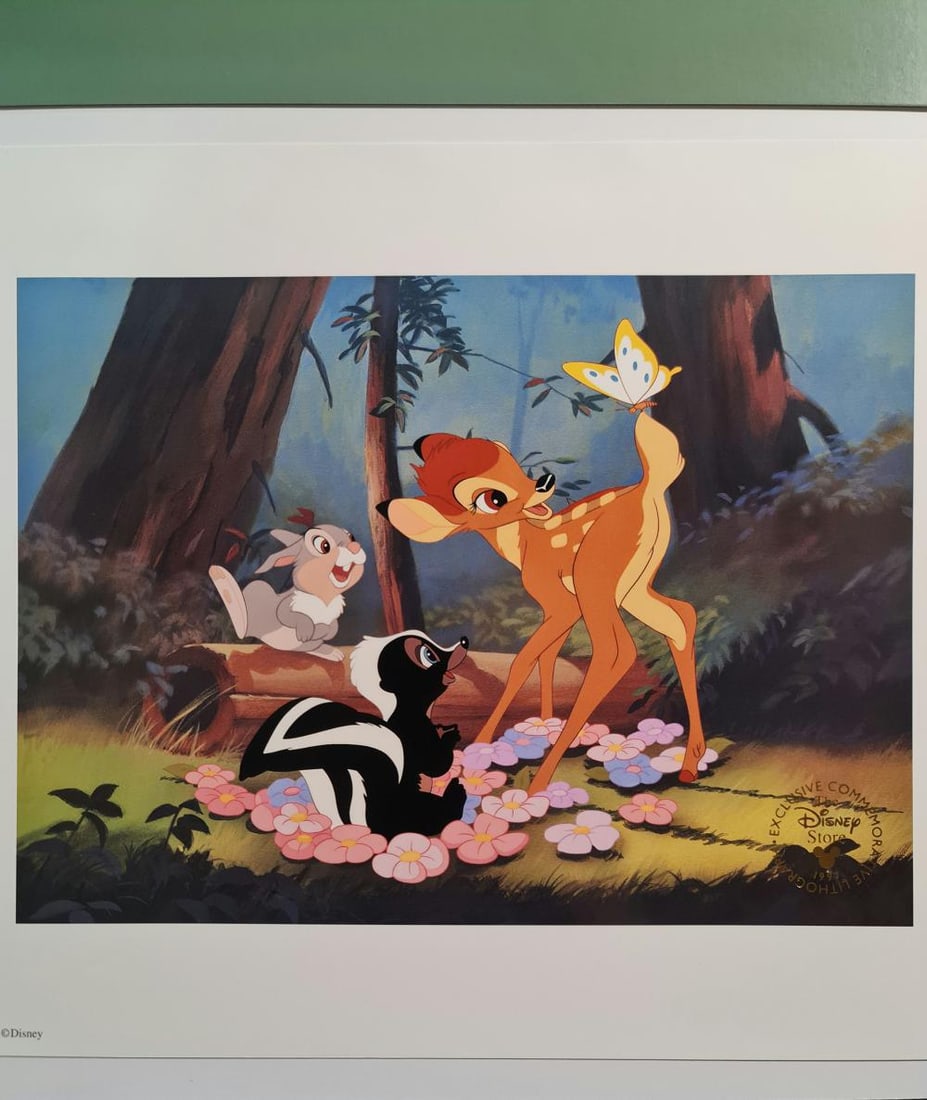 Disney, Bambi, Commemorative Lithograph - 2