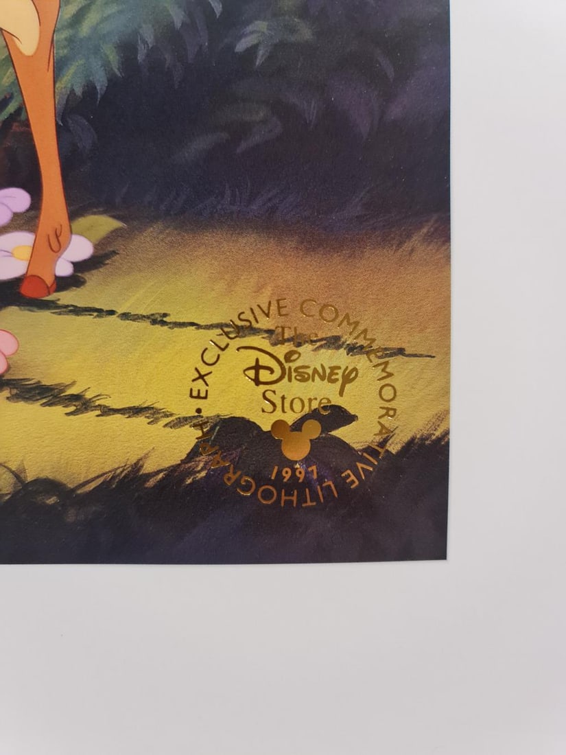 Disney, Bambi, Commemorative Lithograph - 4