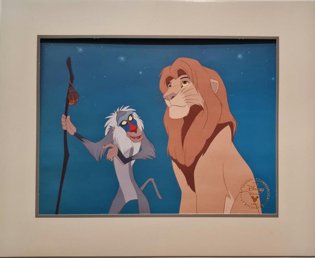 Disney, The Lion King Commemorative Lithograph - 1: Subject: The Lion King Type: Lithograph Year: 1995 Size: 14" x 11" Country of Origin: USA Condition: Excellent