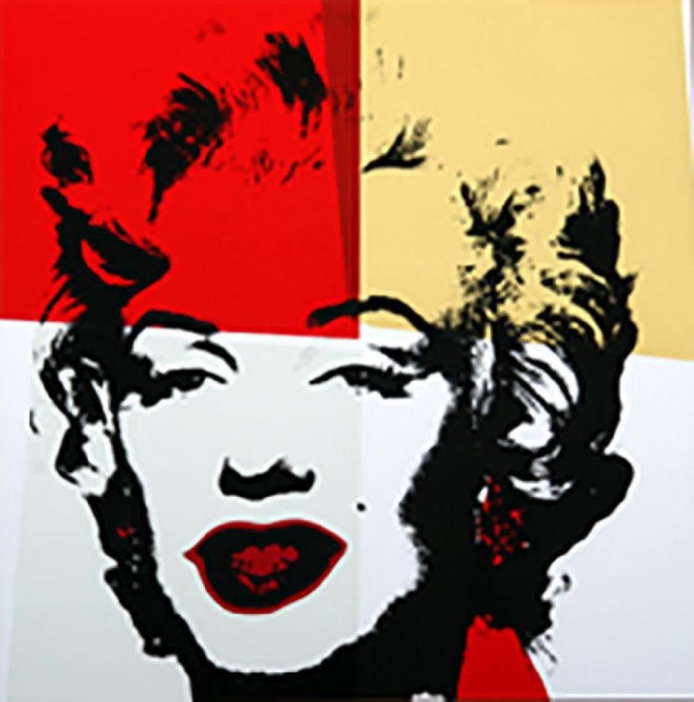 Andy Warhol, Golden Marilyn 11.38 Sunday B Morning Serigraph: Golden Marilyn Monroe Serigraph By Andy Warhol Sunday B Morning. From An Edition Of 2000. This Is A Sunday B. Mornings Editions Serigraph That Is Stamped On The Verso In Blue Ink Published By Sunday B