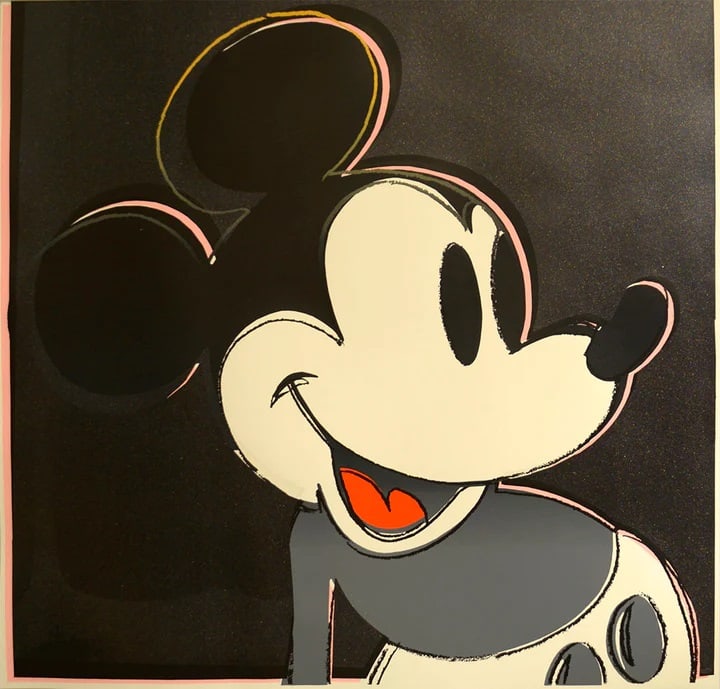 Andy Warhol (After), Mickey Mouse from Myths Portfoliol (1 of 1)